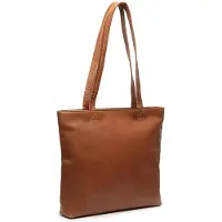 The Chesterfield Brand Alveron Shopper - met 14" laptopvak - cognac