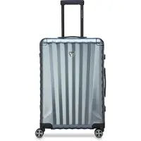 Roncato Uno Aluminium Trolley met 4 wielen, 68 cm zilverkleurig