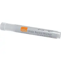 Nobo Marker voor glasbord wit 4-pack