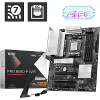 MSI B850-P Moederbord Socket AMD AM5 Vormfactor ATX Moederbord chipset AMD B850