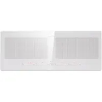 Klarstein Inductiekookplaat 4 platen, 90cm glaskeramische inductiekookplaat met 4 kookzones, 7200W inductiekookplaat, Fornuis met touch-control & oververhittingsbeveiliging
