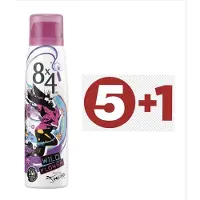 8x4 Deodorant Deospray Wild Flower Voordeelverpakking 6x150ml
