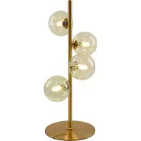 Olucia - REMO - Tafellamp - Groen / Messing - 4L - Vorm: Rond