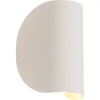 Olucia - SALOMON - Wandlamp - Wit - Vorm: Ovaal