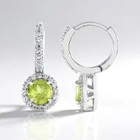 Cavill - Zilveren Oorbellen - 925 Sterling Zilver - 5 mm Ronde Sfeen 0,92 ct Madagaskar - Elegante Minimalistische Dames Sieraden met Pavé Zirkonia