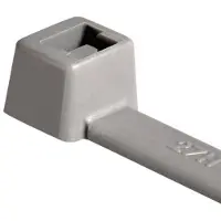 Hellermanntyton 116-08018 T80R-PA66-GY Kabelbinder Grijs 100 stuk(s)