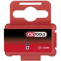 Ks Tools 911.3334 9113334 Kruis-bit PH 000 Speciaal staal Vernikkeld C 6.3 5 stuk(s)