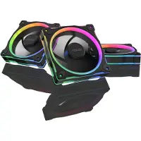 Asus PRIME MR120 PC-ventilator Zwart (b x h x d) 120 x 120 x 28 mm Incl. LED-verlichting