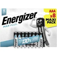 Energizer Akaline Batterijen Max Plus AAA LR03 1200 mAh 1,5 V Pak van 8