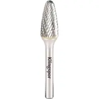 Klingspor Fraise lime carbure ogive D. 6 x 18 x 6 mm x Denture : 6 - HF 100 F - 295971