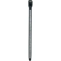 Hellermanntyton 115-11350 SOFTFIX-L-TPU-BK-W Kabelbinder 340 mm 11 mm Zwart Hersluitbaar, Zeer flexibel, Met terughaaloog 6 stuk(s)