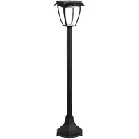 V-TAC 2894 VT-984 Zonnepaneel buitenlamp, vrijstaand, LED (monochroom), 2W, zwart (mat)