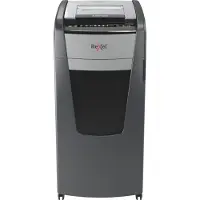 Rexel Optimum AutoFeed+ 750M papiervernietiger P5, volledig automatisch, micro cut 2 x 15 mm, 140 l, 750 vel snijcapaciteit, met rollen, zwart