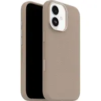 Otterbox Symmetry iPhone 17 Back Cover met MagSafe Magneet Leer Grijs