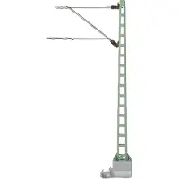 Märklin 74104 H0 Bovenleidingmast voor bruggen H0 C-rails (met ballastbed), H0 K-rails (zonder ballastbed) 5 stuk(s)