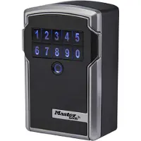 Master Lock sleutelkluis met Bluetooth, zwart/grijs, model 5441EURD