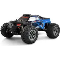 Amewi Daphoenodon Blauw Brushed 1:12 RC auto Elektro Monstertruck 4WD RTR 2,4 GHz Incl. accu en lader, Met lichteffect