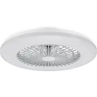 Philips Amigo Ventilator - Energiezuinige LED verlichting - Plafondlamp - Instelbare kleurtemperatuur - 48,5 cm diameter -Afstandsbediening - Wit