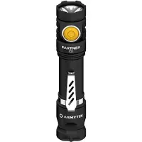 ArmyTek Partner C2 Magnet USB Warm F07802W Zaklamp LED Met riemclip, Met holster werkt op een accu 1020 lm 118 g