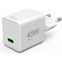 Hama USB-oplader 45.00 W 1x USB-C USB PD Wit Binnen USB Power Delivery (USB-PD)