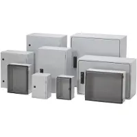 Fibox CAB PC 302018 T Wandbehuizing, Installatiebehuizing 300 x 200 x 180 Polycarbonaat Grijs-wit (RAL 7035) 1 stuk(s)