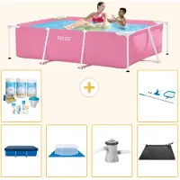 Intex Rechthoekig zwembad - 220x150x60 cm - 7-delig - SCB97