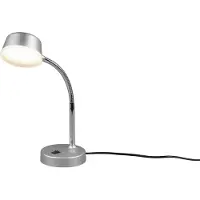 TRIO Led bureaulamp Kiko zilvergrijs