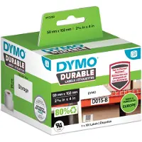 Dymo Durable 2112290 Etiket Zwart op wit