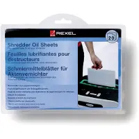 Rexel Olie voor papiervernietiger sheet 20vel