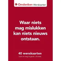 Sans marque 40 Omdenken wenskaarten