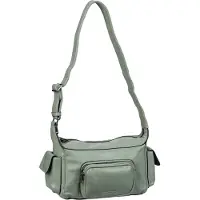 Liebeskind berlin crossbodytas, model S, kleur LILA SHEEP, met een natuurlijke, bosgroene tint
