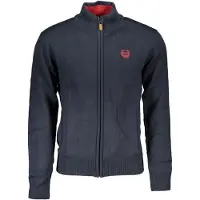 Gianmarco Venturi Blauwe Katoenen Heren Cardigan