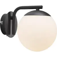 Nordlux Wandlamp E14 | Grant | Glas | Zwart