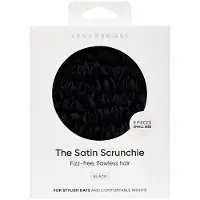 Vegan Boost Satin Scrunchies Black - 8 stuks