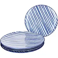 Ritzenhoff & Breker Set van 4 dinerborden 27cm Stripes Seaside - Ritzenhoff 270228