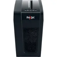 Rexel Secure MC4 Whisper-Shred papiervernietiger P5, micro cut 2 x 15 mm, 14 l, snijcapaciteit van 4 vellen, anti-papierstoringstechnologie, zwart