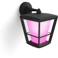 Philips Hue Econic muurlamp White and Color Zwart hangend