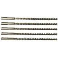 Milwaukee Foret SDS Plus 4 snijkanten MX4 10x165 mm - 5 stuks - Carbide - Optimale geometrie