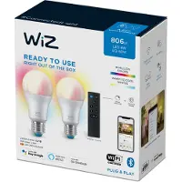 Wiz Set 2x 8 5w E27 Led