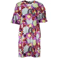 Cavalli Class Bloemmotief Mini T-shirt Jurk Ca26767