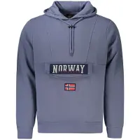 NORWAY 1963 Noorwegen 1963 Blauw Katoenen Heren Hoodie
