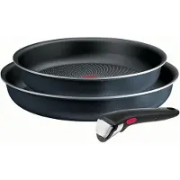 Tefal Ingenio L7239103, Mixset, Zwart, Aluminium, Titanium coating, Zwart, Roestvrij staal, Temperatuurindicator