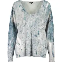 Desigual Sweatshirt blauw / wit