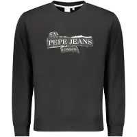 Pepe Jeans Heren Sweater Gus zwart (M), Casual, Katoen PM5800066