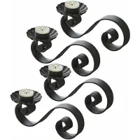 Loberon Kaarsenhouder set van 4 Vorelin
