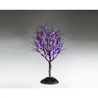 Lemax Dry Tree With Purple Lights 11x11x28 cm Halloween