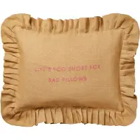 Pick a Poppy Quote kussenhoes Harvest yellow, 30x40 cm