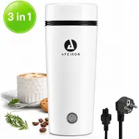 Apeiron 3 in 1 Reis Waterkoker - 350 ML - Draagbare Mini Thermosfles - Auto & Camping - Kleine Water Koker - Geschikt Voor Babyvoeding