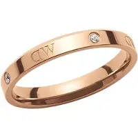 Daniel Wellington CLASSIC LUMINE DW004002 - 68 MM - ROSEGOUDKLEURIGE RING MET ZIRKONIA'S 1 STUK