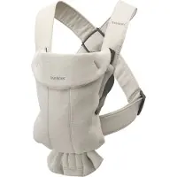 BabyBjörn Mini Jersey 3D Beige Draagzak - BABYBJORN - Ergonomisch - 0 maanden - Geboorte - 12 maanden